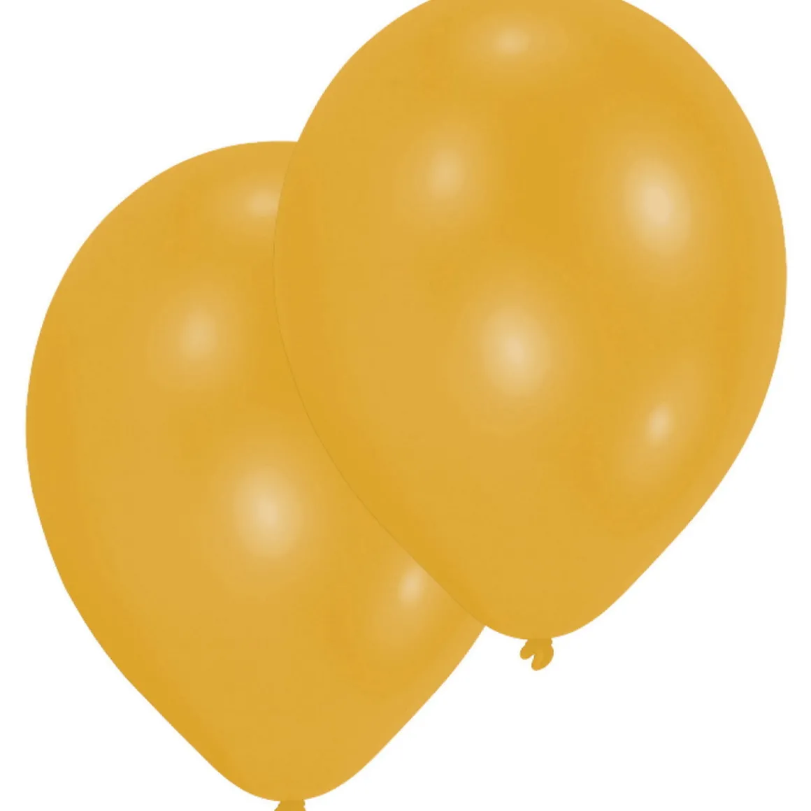 Lateksballonger 10-pakning Ø30 cm – gull