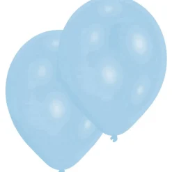 Lateksballonger 10-pakning Ø30 cm – lyseblå