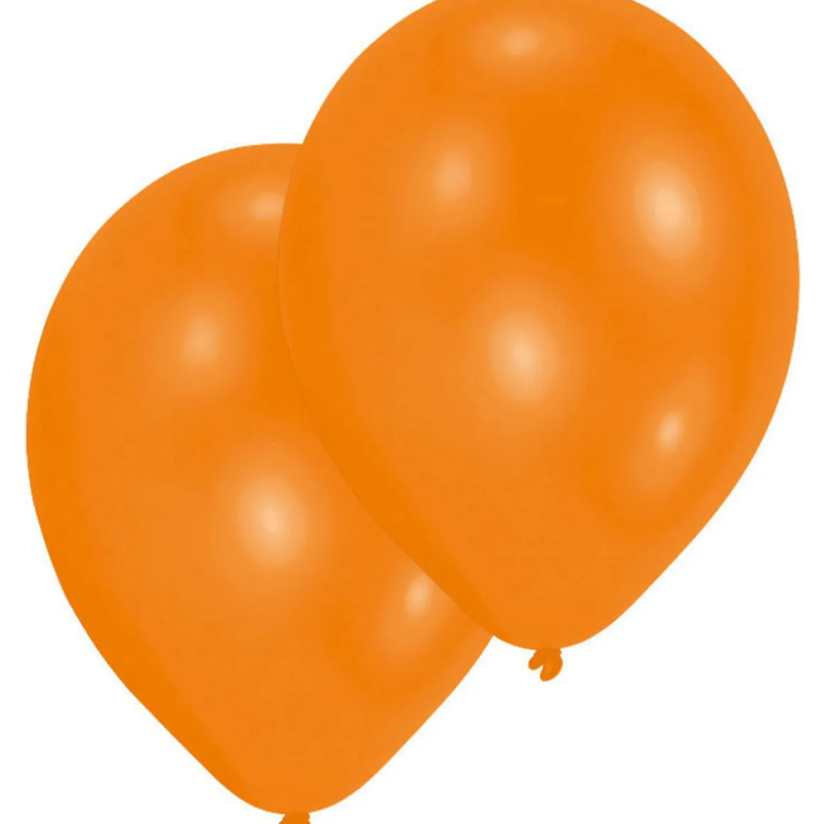 Lateksballonger 10-pakning Ø30 cm – oransje