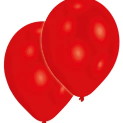 Lateksballonger 10-pakning Ø30 cm – rød