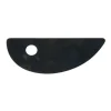 Leireverktøy dreieskive Blade 24 Flex, mykt verktøy av metall for å trimme keramikkleire. 11,5×4,5 cm