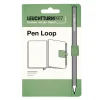 Leuchtturm1917 Pen Loop – grågrønn selvklebende penneholder til notatbøker