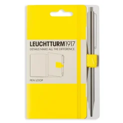 Leuchtturm1917 Pen Loop – sitrongul selvklebende penneholder til notatbøker