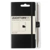 Leuchtturm1917 Pen Loop – svart selvklebende penneholder til notatbøker