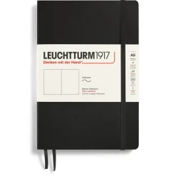 Leuchtturm1917 Plain Notebook A5 Black – Softcover
