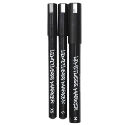 Limitless Marker Chrome Set – 3 kromfargede penner med Ø0,4 / 1 / 2,5 mm spiss