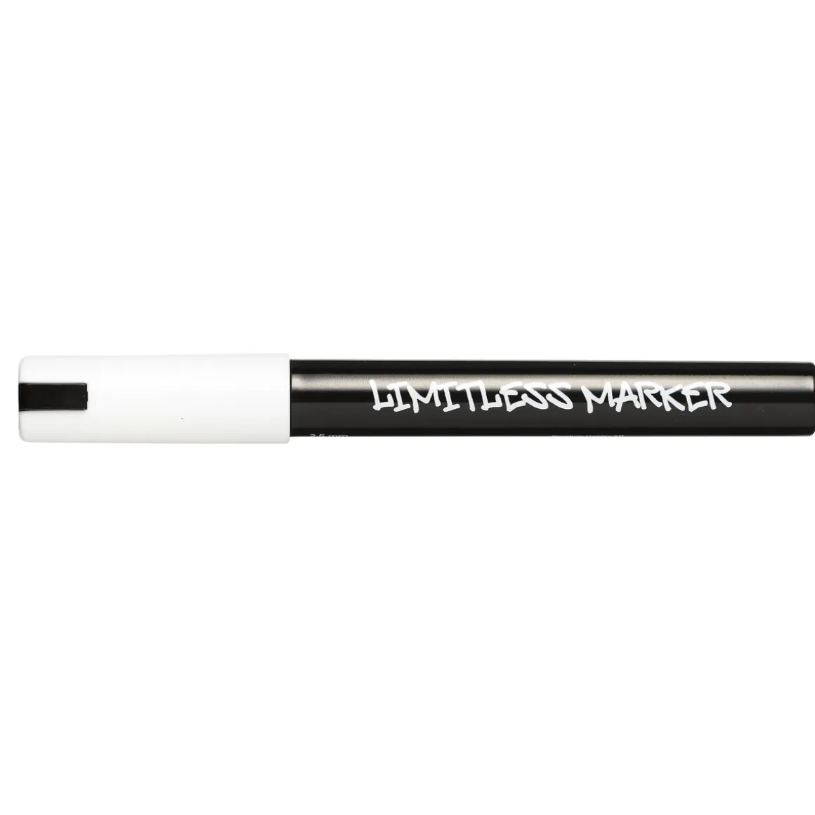 Limitless Marker M White W01 – medium spiss Ø2,5 mm