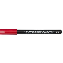 Limitless Marker XS Red – Ekstra tynn spiss Ø0,4 mm