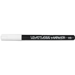 Limitless Marker XS White – Ekstra tynn spiss Ø0,4 mm