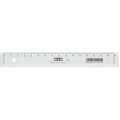 Linjal M+R 16 cm Transparent