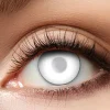 Linser Semi Blind White – blekhvite effektlinser som dekker pupillene dine, les nøye nedenfor