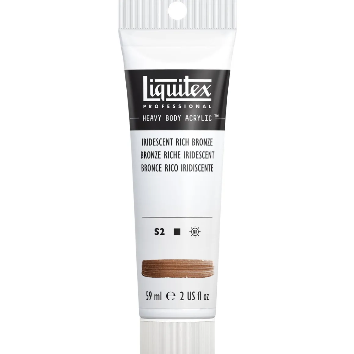 Liquitex Heavy Body akrylmaling 59 ml – 229 Iridescent rich bronze