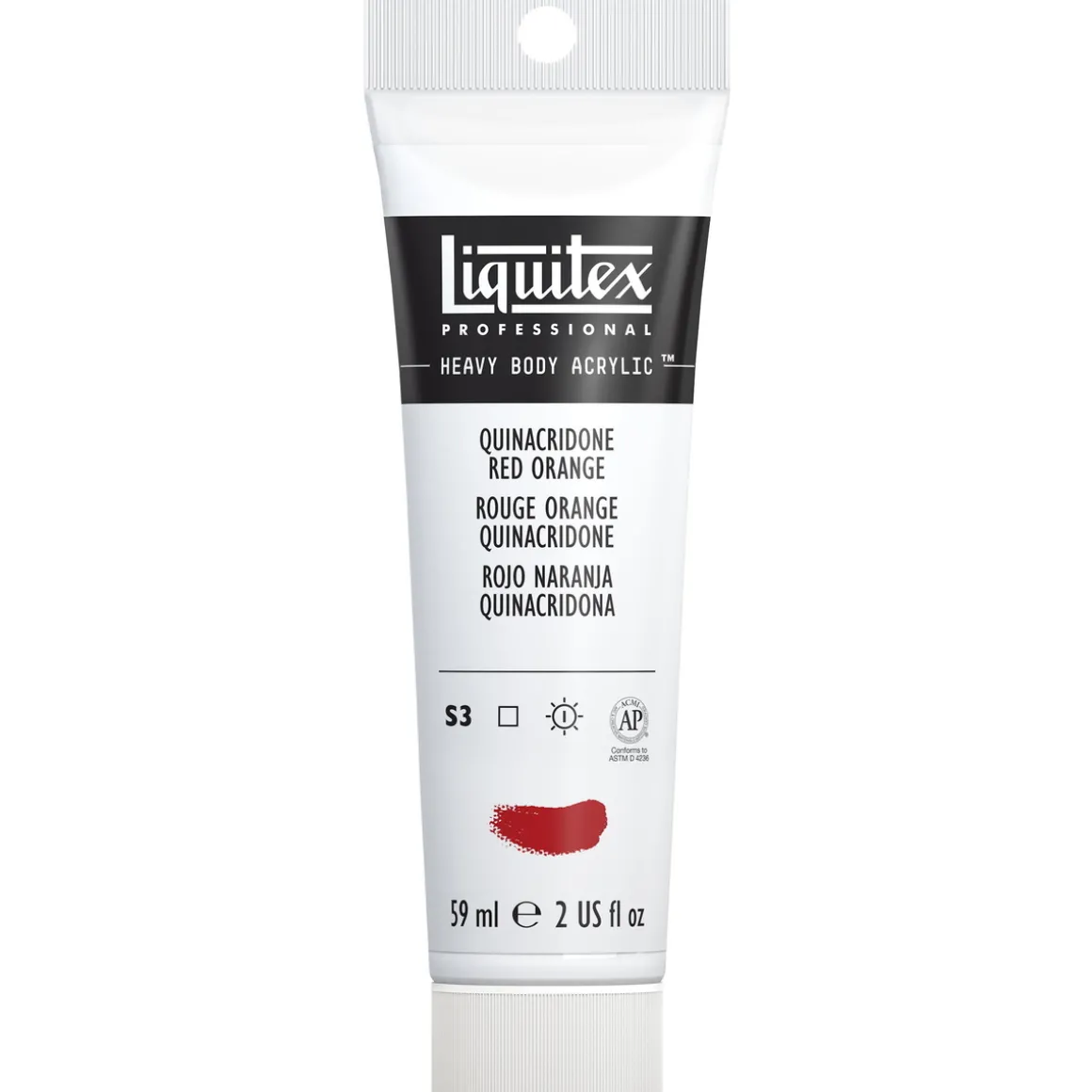 Liquitex Heavy Body akrylmaling 59 ml – 109 Quinacridone red orange
