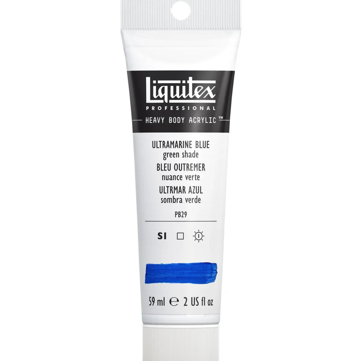 Liquitex Heavy Body akrylmaling 59 ml – 380 Ultramarine blue green shade.