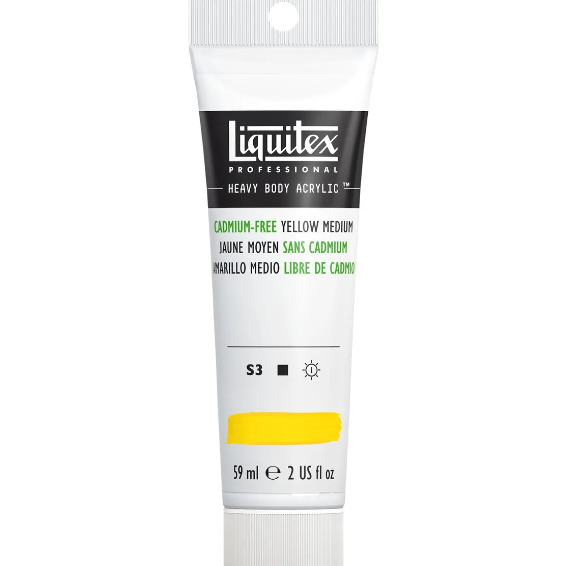 Liquitex Heavy Body akrylmaling 59 ml – 890 Cadmium Free Yellow Medium