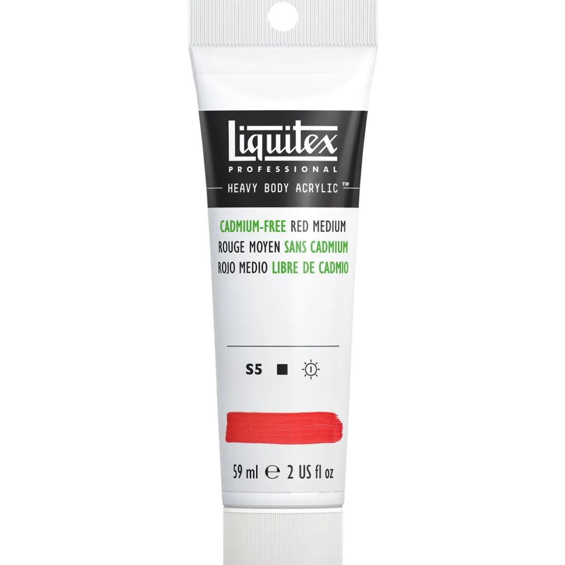 Liquitex Heavy Body akrylmaling 59 ml – 895 Cadmium Free Red Deep