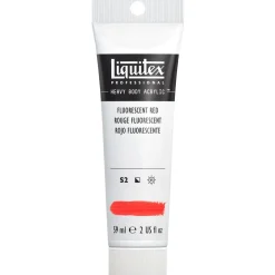 Liquitex Heavy Body akrylmaling 59 ml – 983 Fluorescent Red