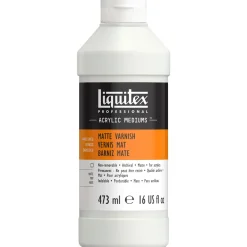 Liquitex Matt Varnish 473 ml, beskyttende matt ferniss for akrylmaling