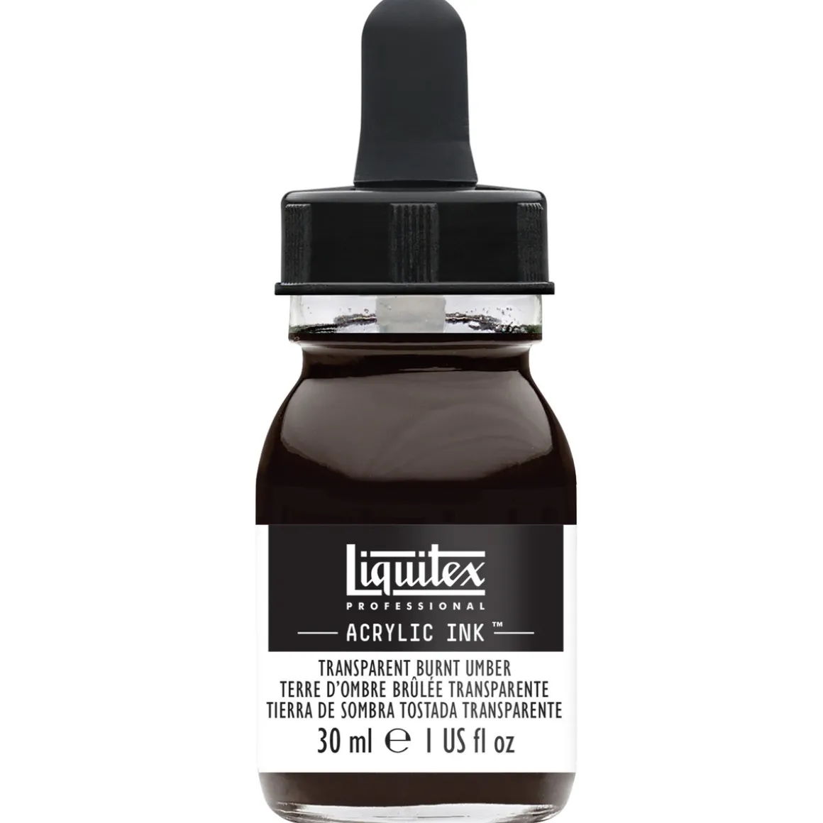 Liquitex Professional Acrylic Ink 30 ml – Transparent burnt umber 130