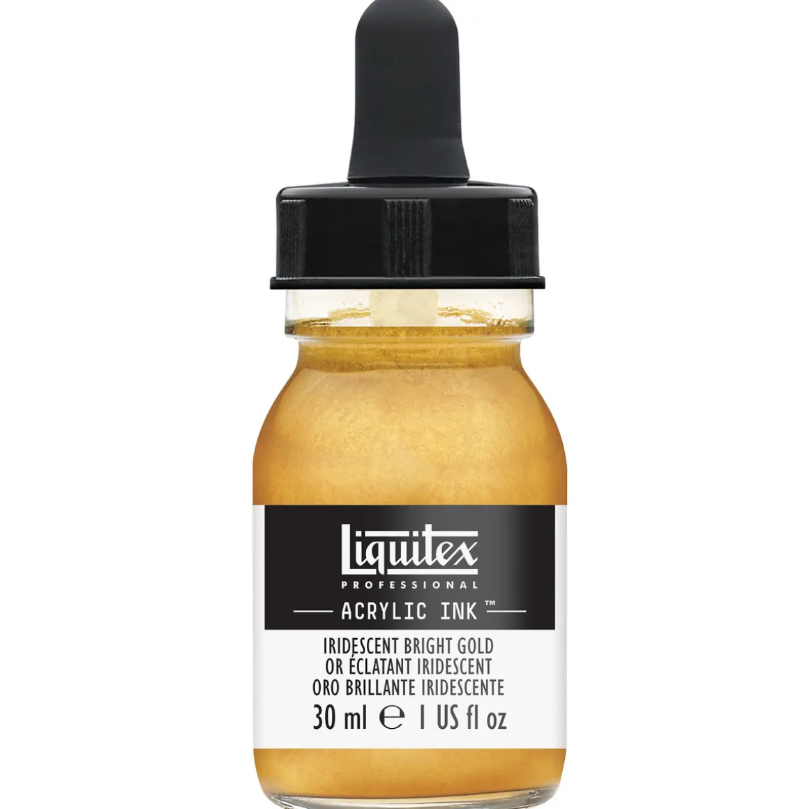 Liquitex Professional Acrylic Ink 30 ml – Iridescent bright gold 234