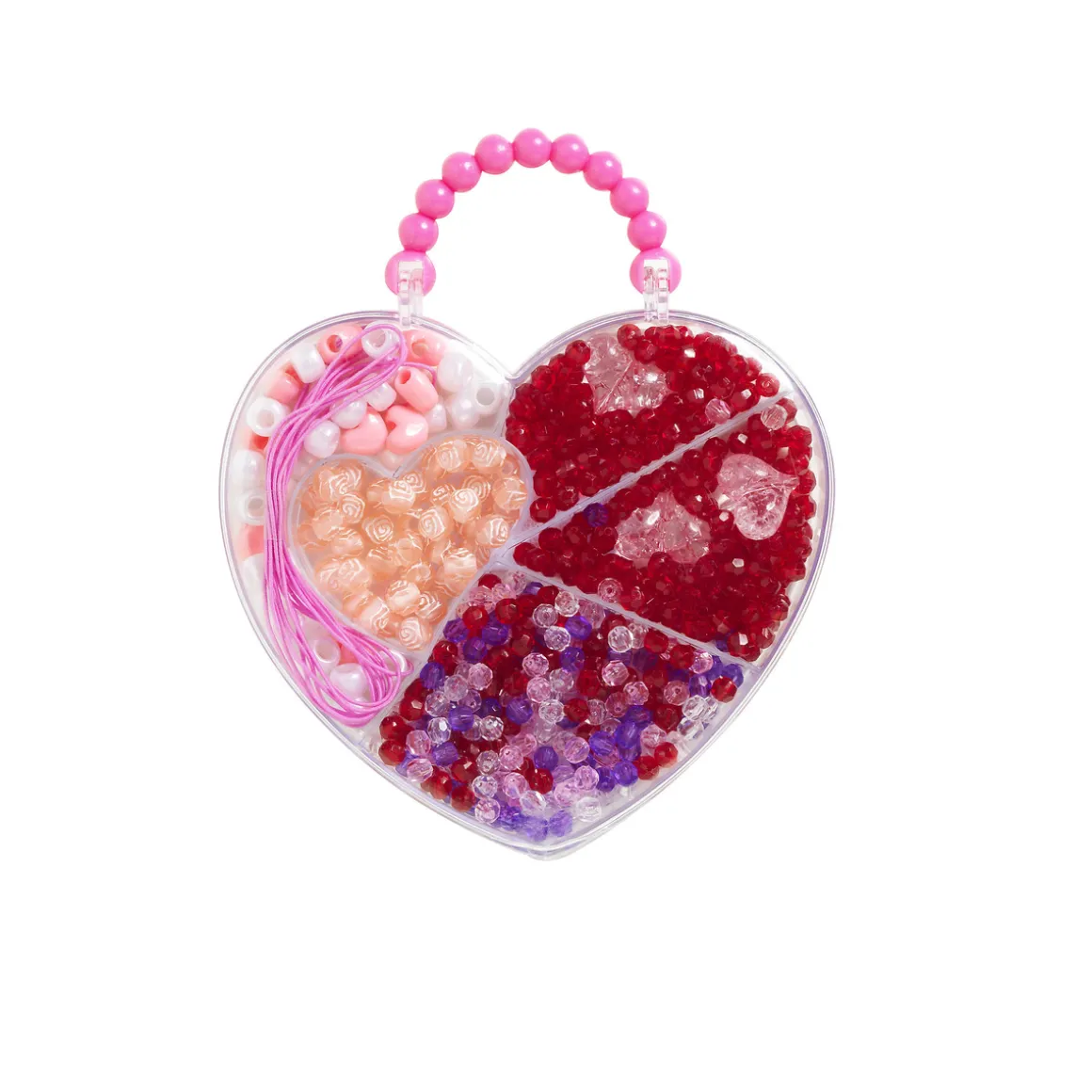 Love Beads perler i hjerteeske