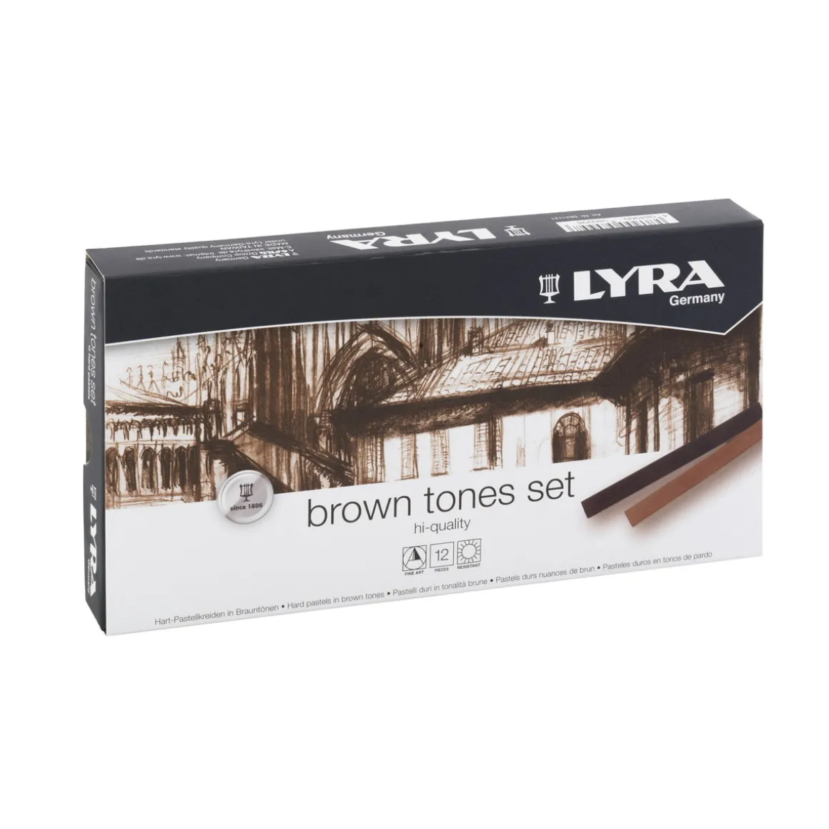 Lyra Polycr Soft Bruntone 12 s