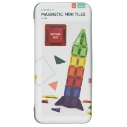Magnetic Tiles Mini, 36 små magnetiske brikker i ulike former