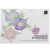 Malebok for akvarell med 12 blomstermotiver, L A4 (297×210 mm), 300 g/m²