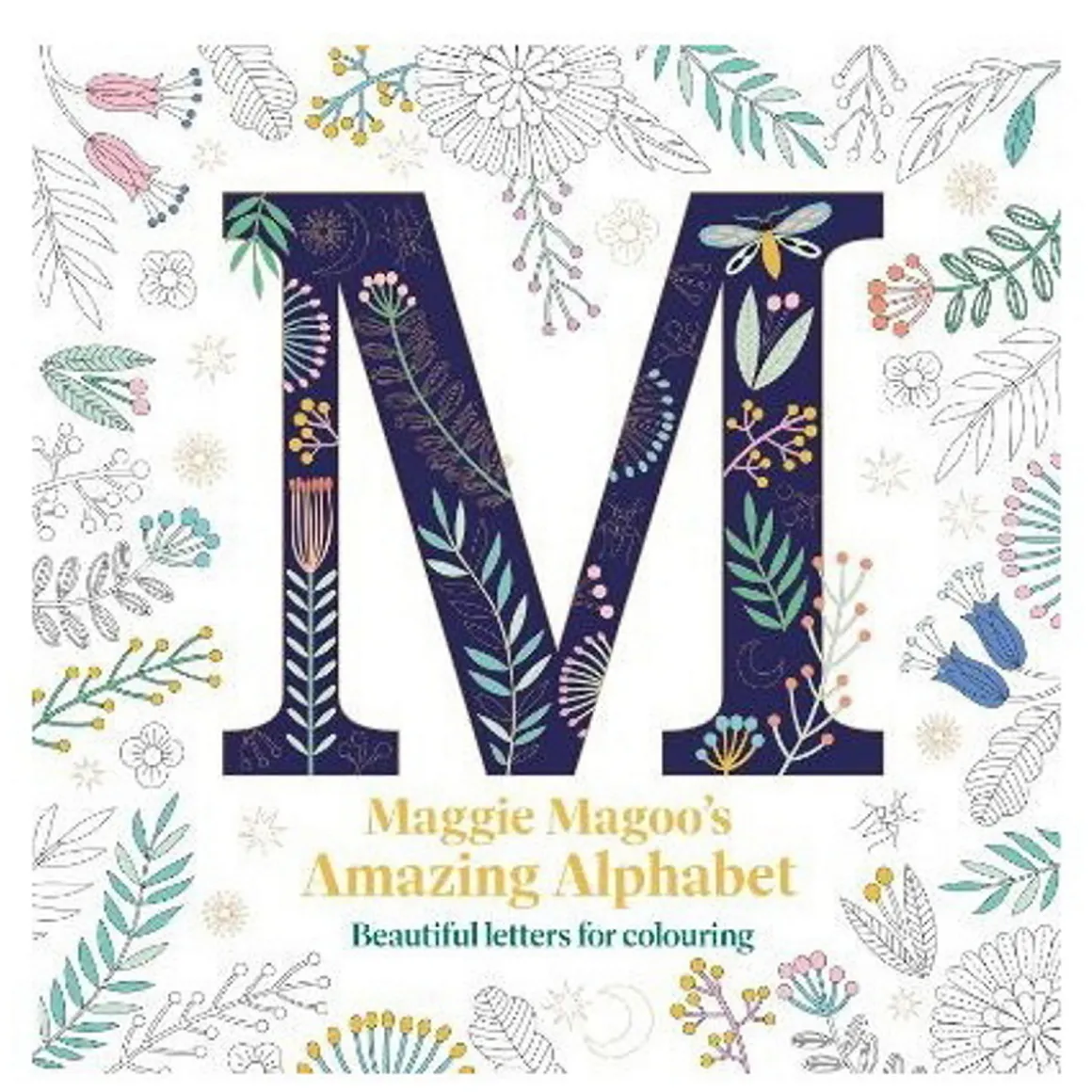 Malebok Maggie Magoo Amazing Alphabet, 25×25 cm, 80 sider