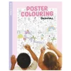 Malebok Mega-poster Enhjørninger! A4-bok som blir en 59×84 cm stor plakat