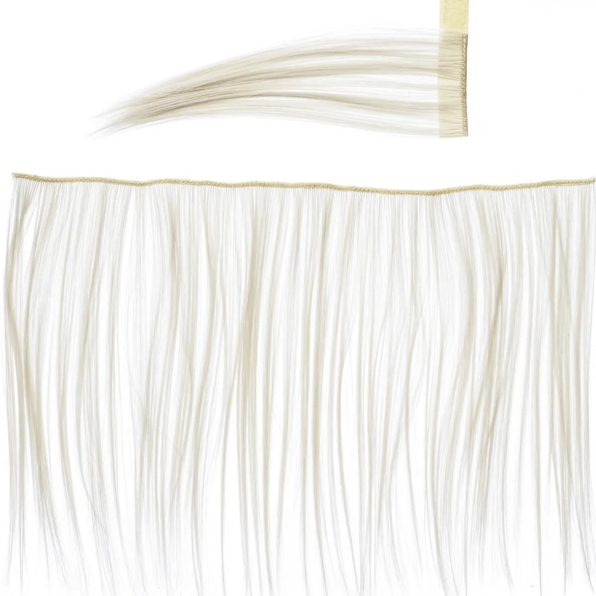 Man hale kit kjepphest beige – 44×25 cm lang man og luggremse + hale