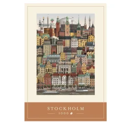 Martin Schwartz puslespill Stockholm bymotiv. 1000 biter, 50×70 cm