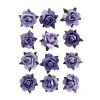 Miniroser papir Purple 12stk
