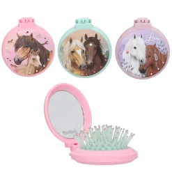 Miss Melody hårbørste med speil diameter 6,5 cm – pris per stykk, selges assortert på nett