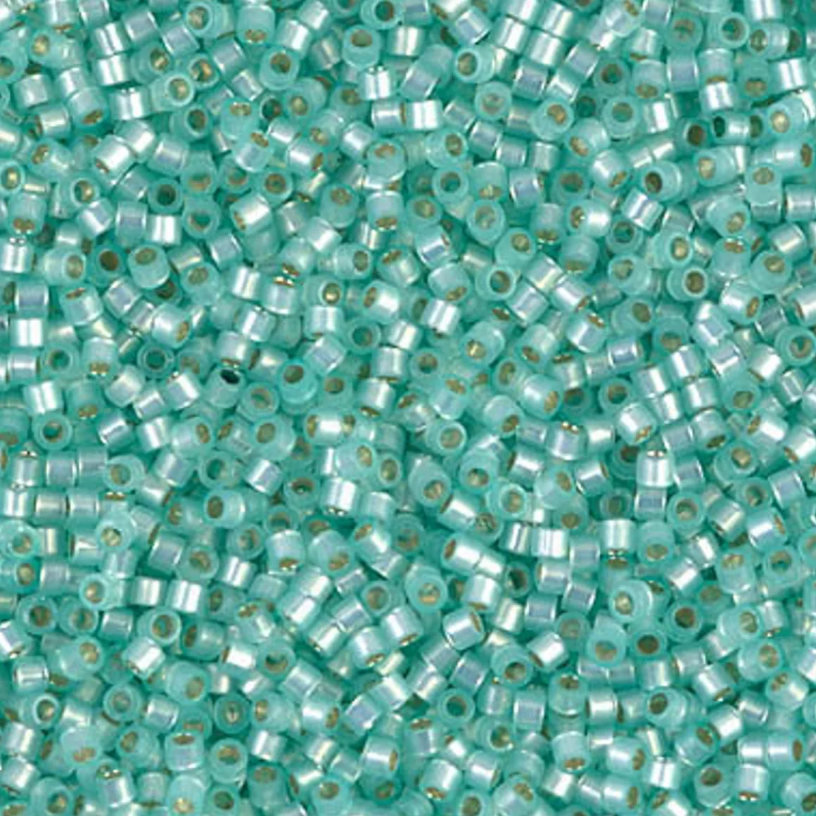 MIYUKI Delica 11/0 aqua 5 g – DB0626 Silver Lined Light Aqua