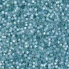 MIYUKI Delica 11/0 aqua gl 5 g – DB0628 Silver Lined Light Aqua Alabaster