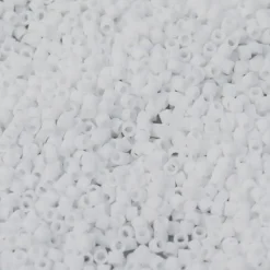 MIYUKI Delica 11/0 crystal 5 g – DB0750 Matted Opaque Crystal