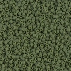 MIYUKI Delica 11/0 grønn 5 g – DB1585 Matted Opaque Avocado