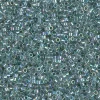 MIYUKI Delica 11/0 klar 5 g – DB0084 Lined Light Seafoam Crystal