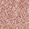 MIYUKI Delica 11/0 lys rosa 5 g – DB0624 Light Rose Silverlined Alabaster