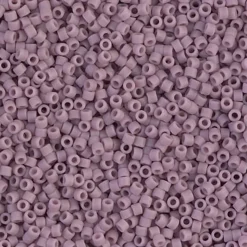 MIYUKI Delica 11/0 malva 5 g – DB0758 Matted Opaque Mauve