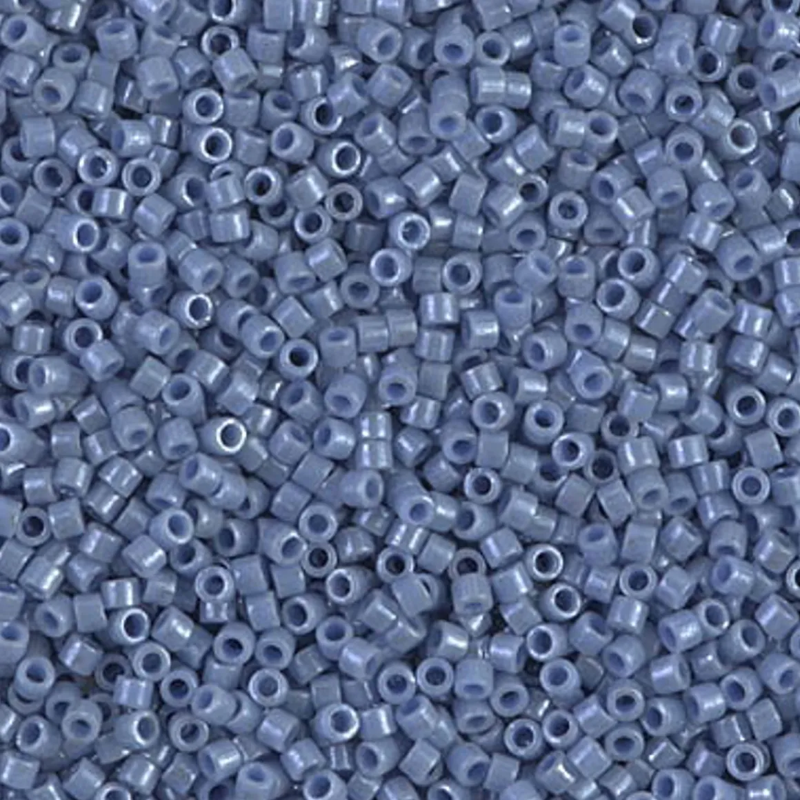 MIYUKI Delica 11/0 mørk blå 5 g – DB0266 Opaque Denim Blue Luster