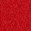 MIYUKI Delica 11/0 mørkerød 5 g – DB0753 Matted Opaque Red
