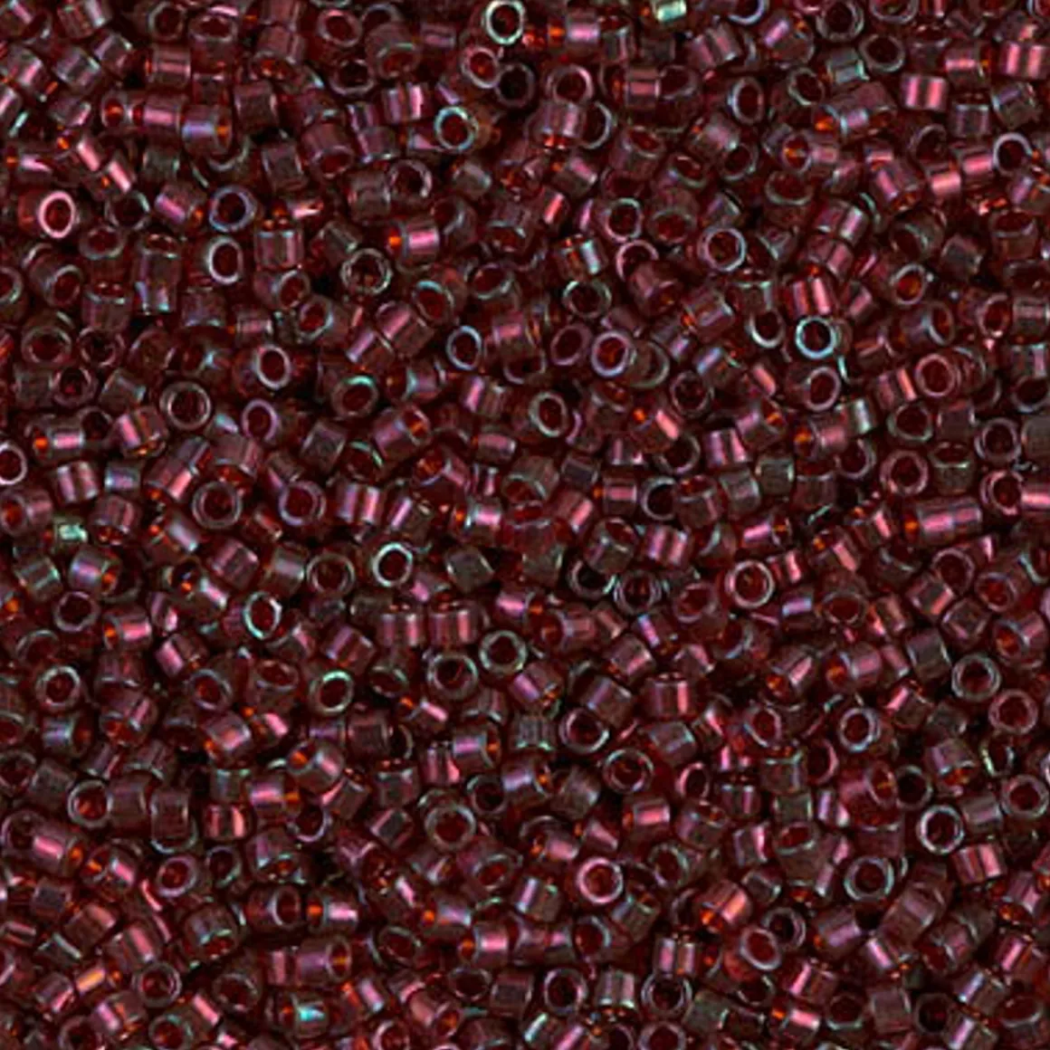 MIYUKI Delica 11/0 rød 5 g – DB0105 Garnet Gold Luster