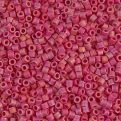 MIYUKI Delica rød 5g – DBM0874 Matted Opaque Red AB