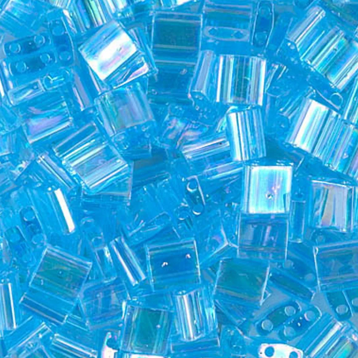 MIYUKI Tila turkis glans 10g – TL0260 Transparent Aquamarine AB