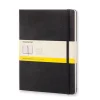 Moleskine Classic Notebook XL (19×25 cm), svart hard perm – 192 rutete sider