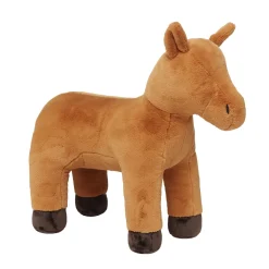My Hobby Pony, brun udekorert kosedyrponny som inviterer til DIY og hobbyprosjekter, 37×15×36 cm