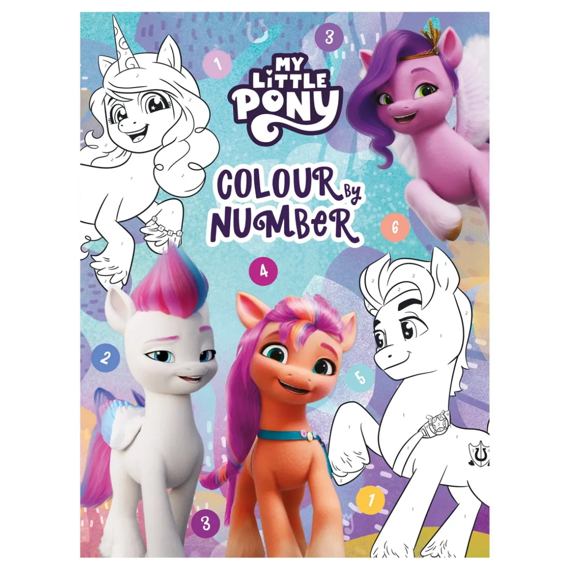 My little pony – colour by number. En herlig malebok der man maler etter nummer! 24 sider, 24×32 cm.