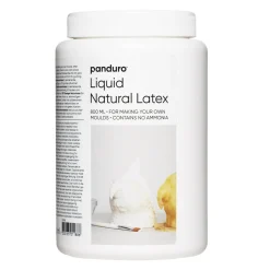 Naturlateks, formgummi – ammoniakkfri flytende lateks for å lage støpeformer, 800 ml